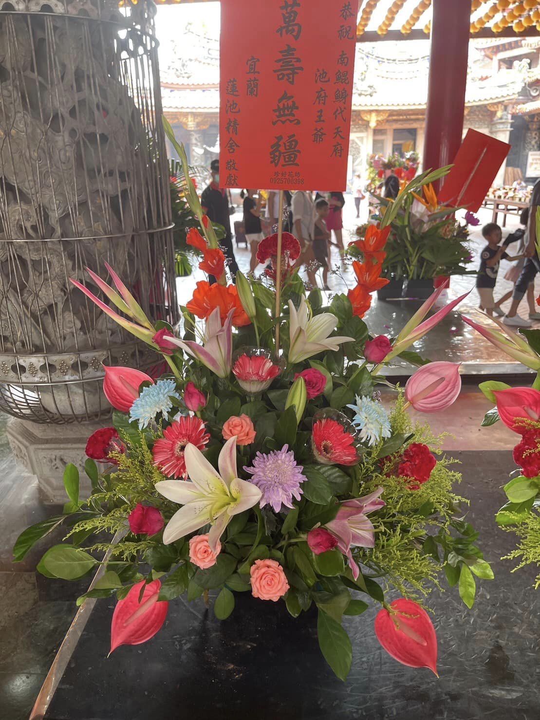 台南神明桌花06